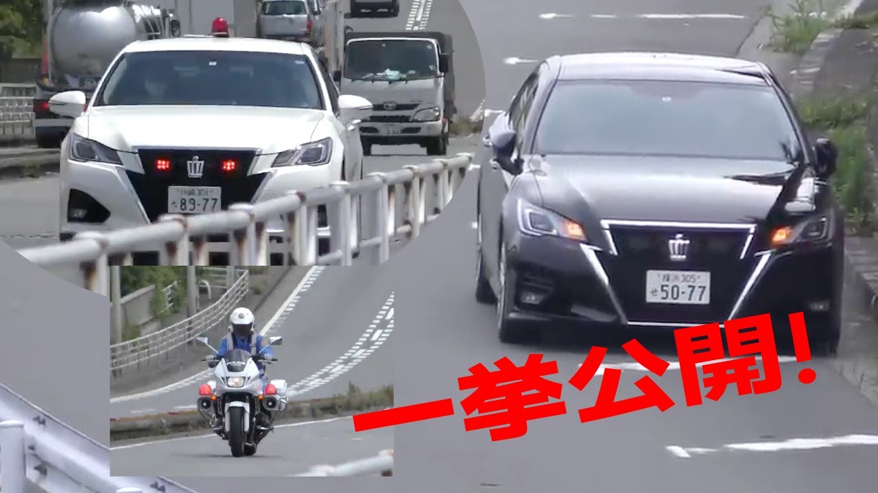 圧倒的にかっこいい！！人気映像一挙公開！覆面パトカーや白バイの追尾からは絶対に逃れられない🚨