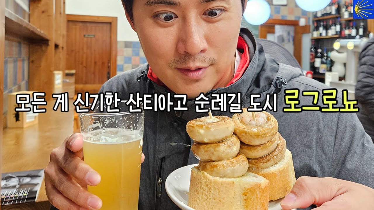 오랜만에 스페인 시골을 벗어나 모든 게 신기했던 도시 로그로뇨 [산티아고 순례길18]