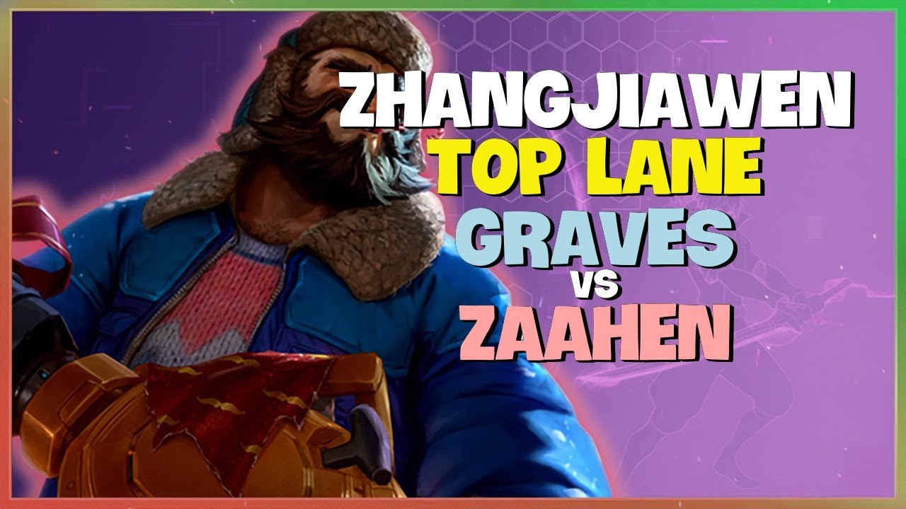 ZhangJiawen Unleashes Rank 1 Graves Mechanics in Challenger Top Lane Engsub