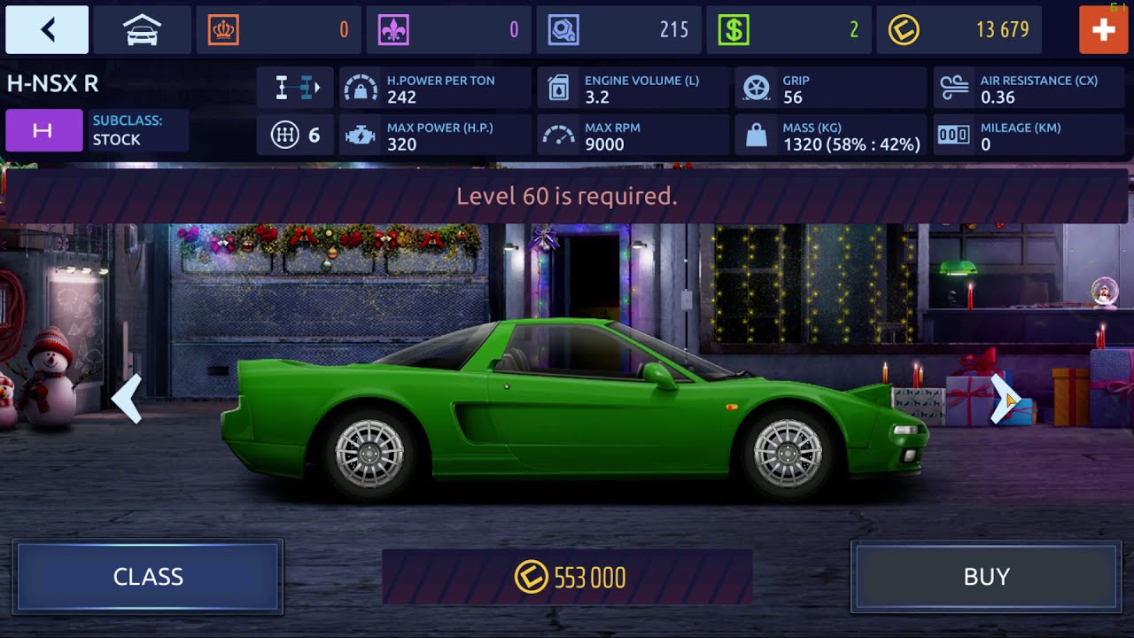 Drag Racing Streets All Cars/Car List