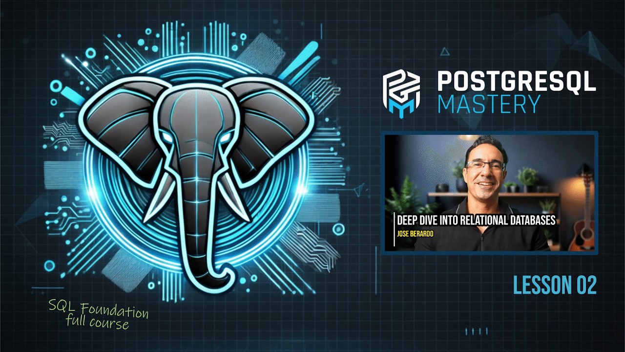 SQL Foundation Course: Lesson 02 - Relational Databases | PostgreSQL Mastery