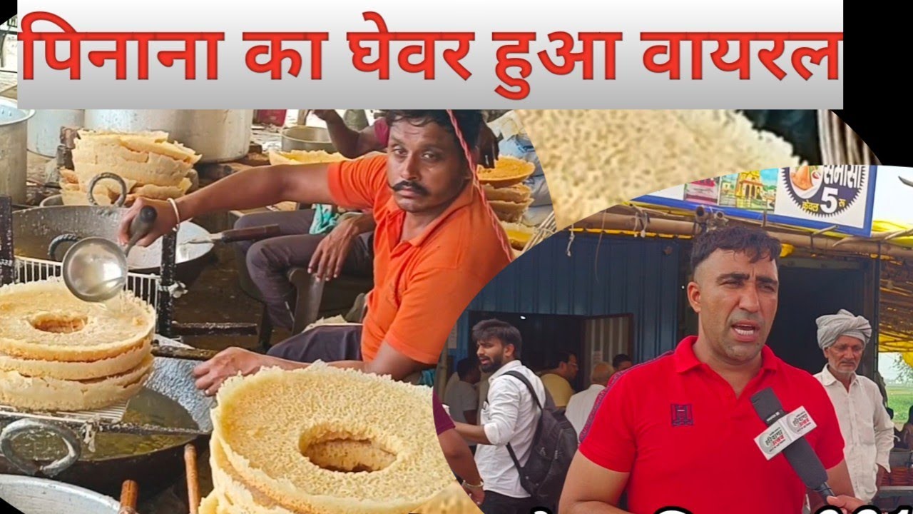 पिनाना का घेवर हुआ वायरल। घेवर मित्र मंडली पिनाना का घेवर।। #ghewar #pinana