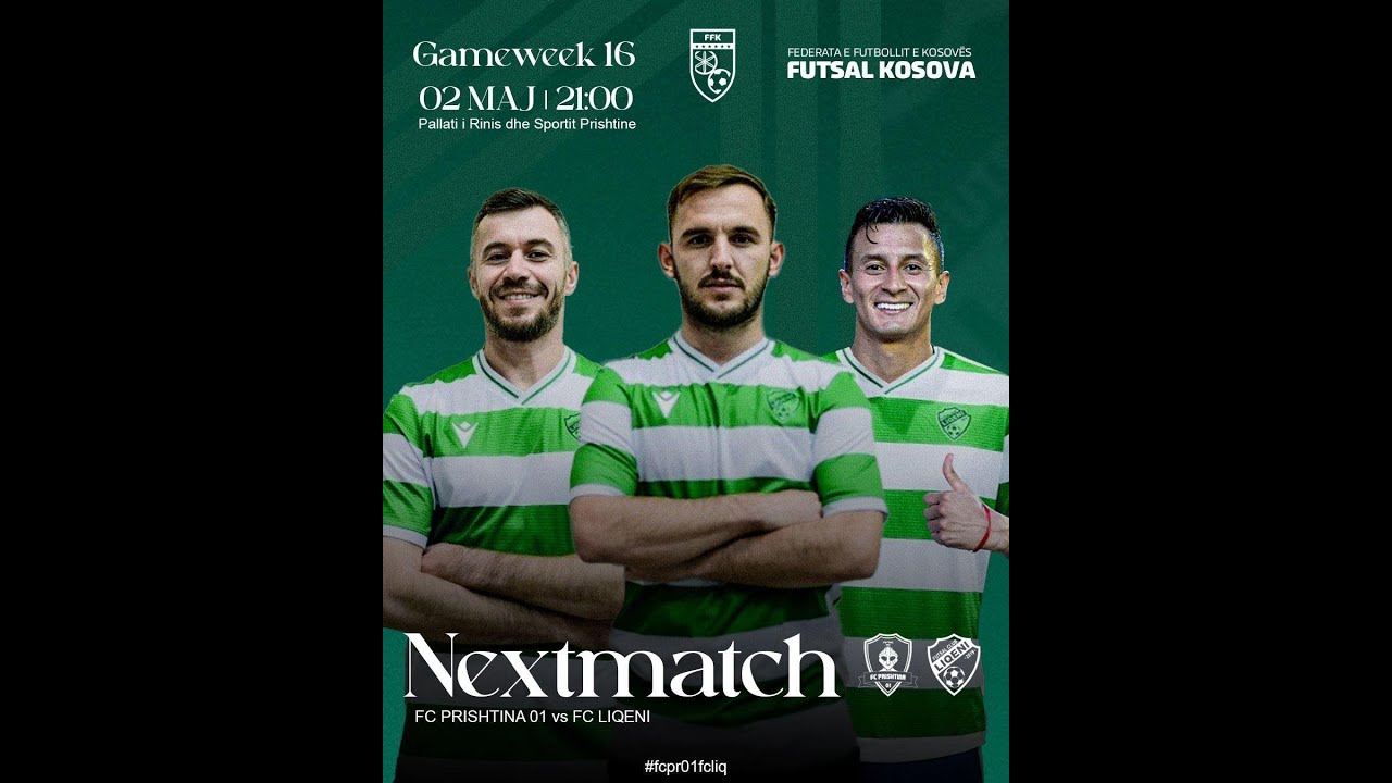 FC PRISHTINA 01 vs FC LIQENI 21:00 Live Stream