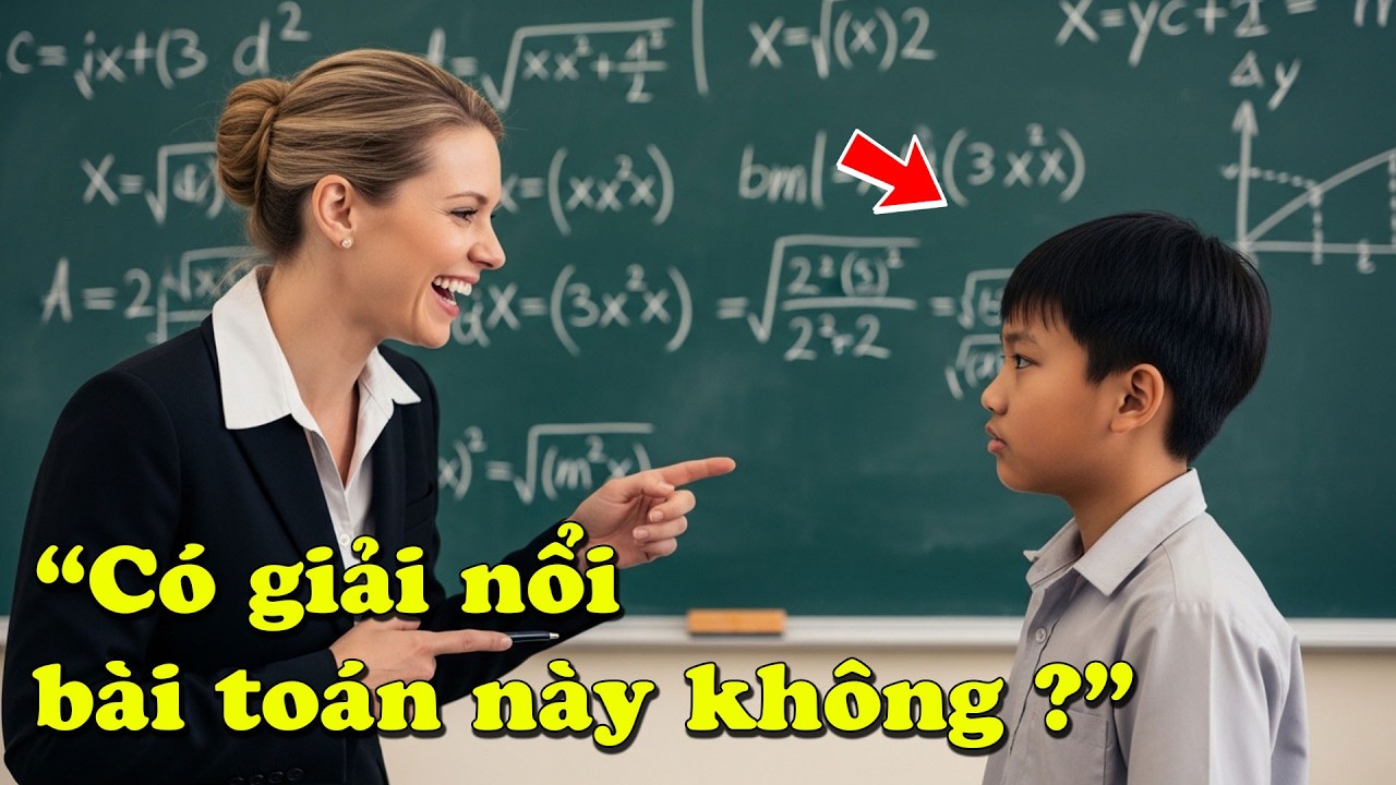 Cậu Bé Việt Ít Nói Bị Cả Lớp Mỹ Coi Thường Vì Năng Lực, Đáp Án Cuối Cùng Khiến Cả Lớp Câm Lặng!