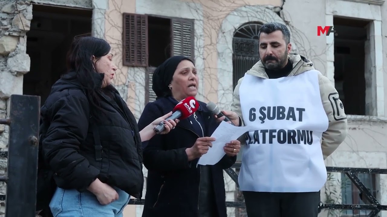 ANTAKYA VE İSKENDERUN'DA ANMA: DEPREM SUÇLARI İNSANLIK SUÇUDUR