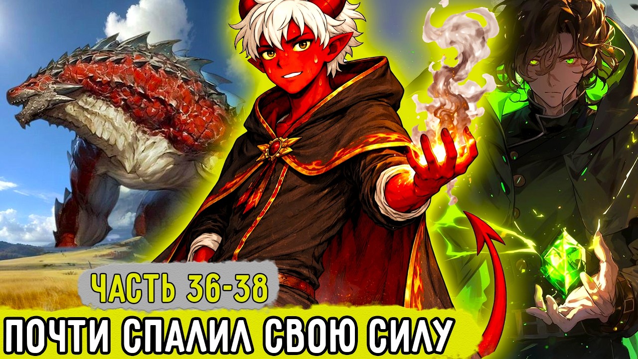 [По Ту Сторону Врат #36-38] Нереальная Сила Для Нового Мира?! | Озвучка Фанфика