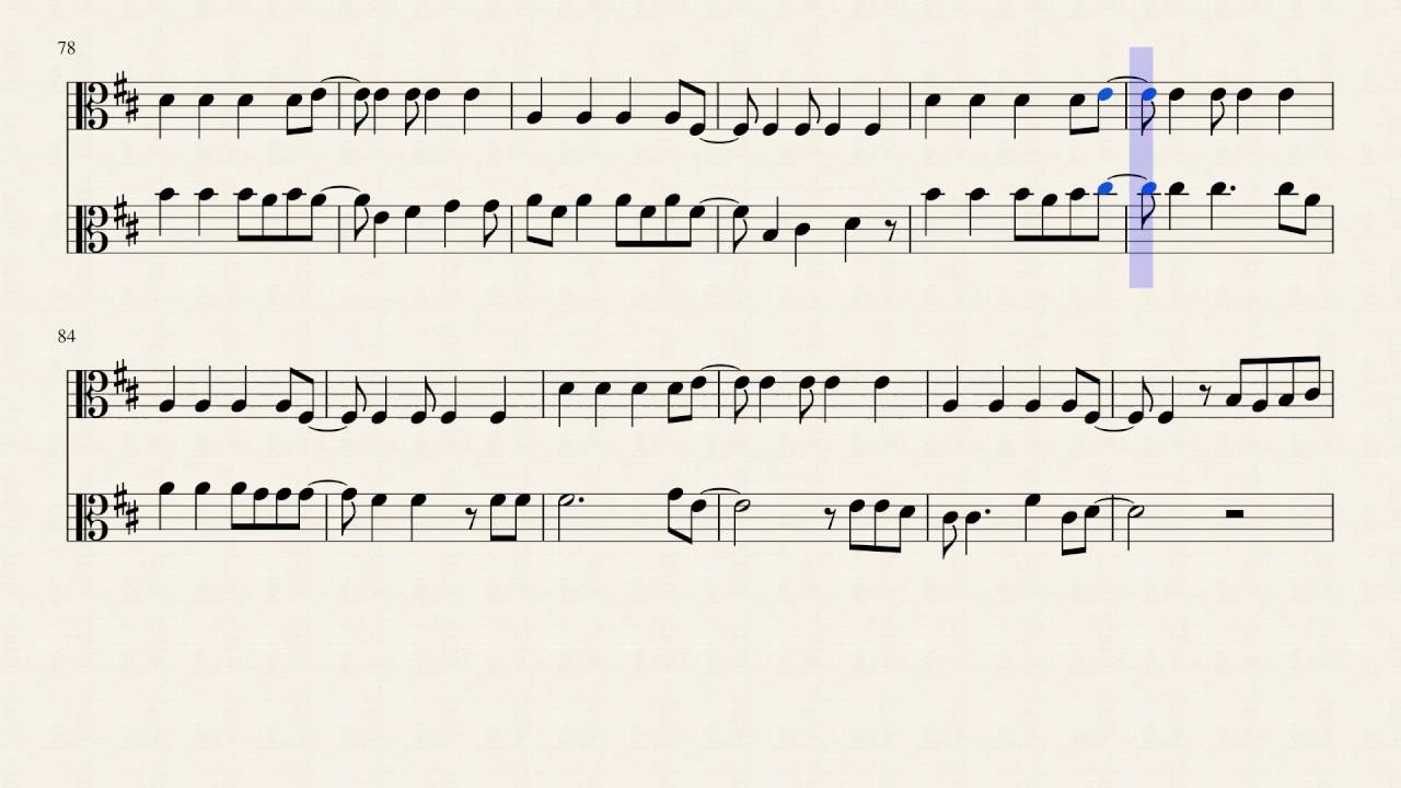 Viva La Vida (2 Parts-Viola)