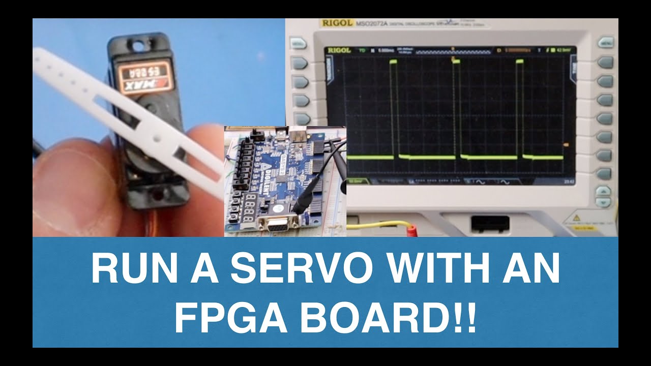 How to code Verilog for a servo! Using the basys2 FPGA board.