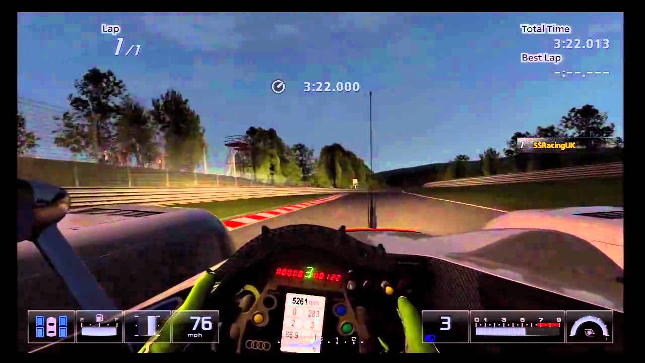 Nurburgring 24Hr Audi R10 Sunset.M2TS