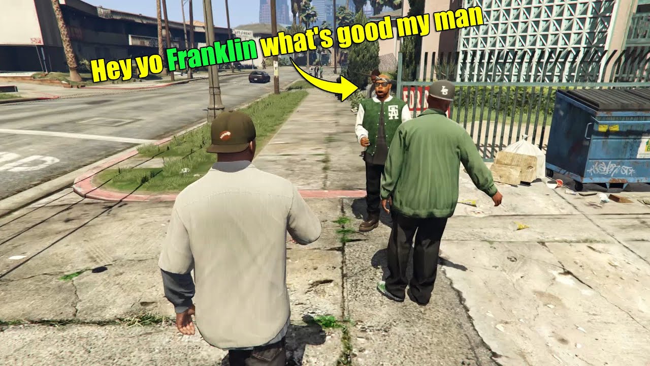 This Will Only Happen if You are Walking Around The Families Territory as Franklin