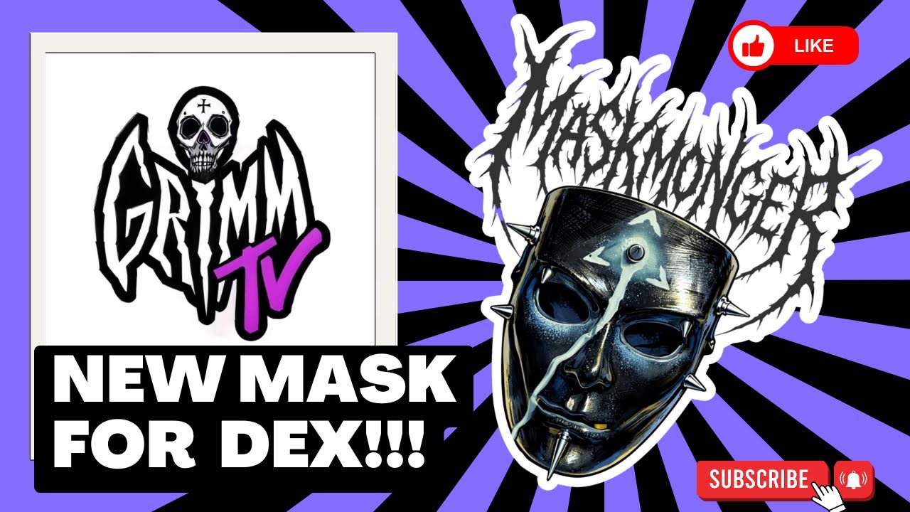 New Mask Made For Dex! @GRIMMTV_TVEE 