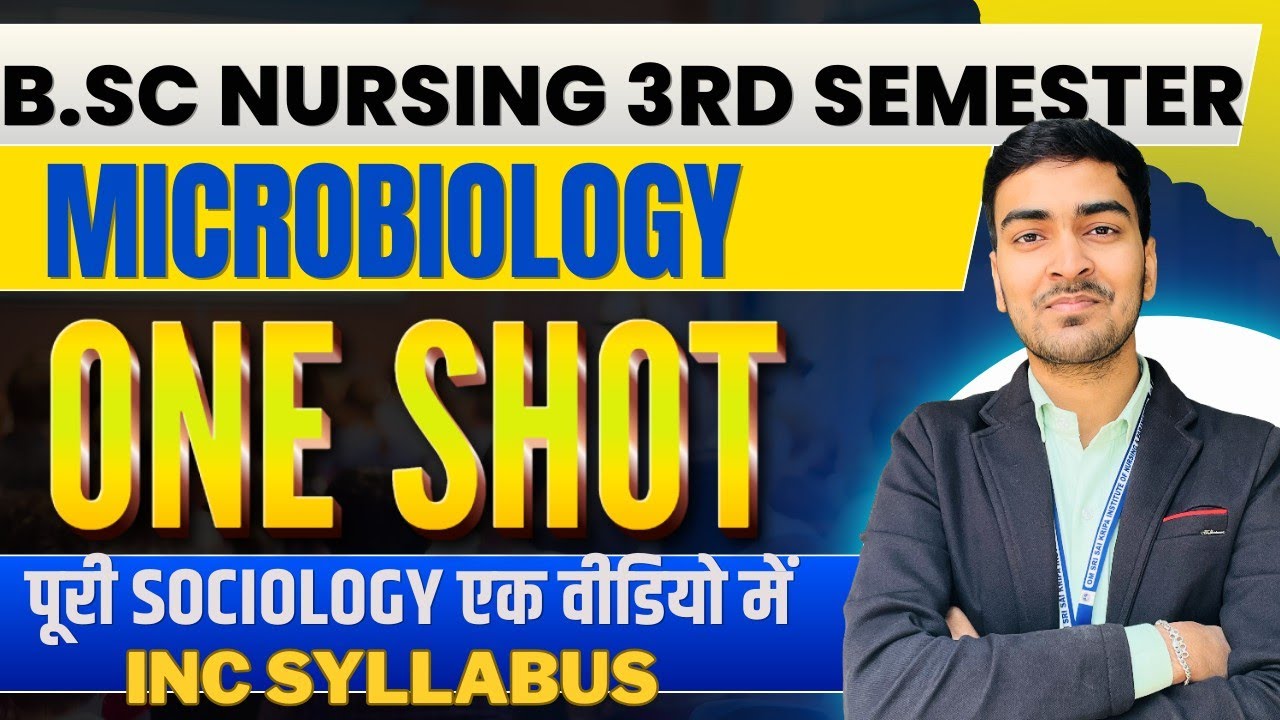 Microbiology One Shot | B.Sc Nursing 3rd Semester | INC Syllabus