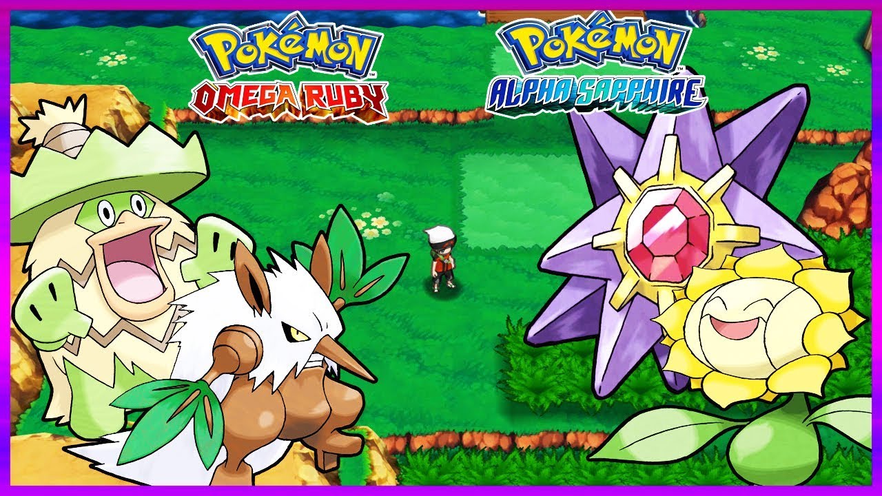 Pokemon OmegaRuby & AlphaSapphire - How to Get Starmie,Shiftry,Ludicolo & Sunflora