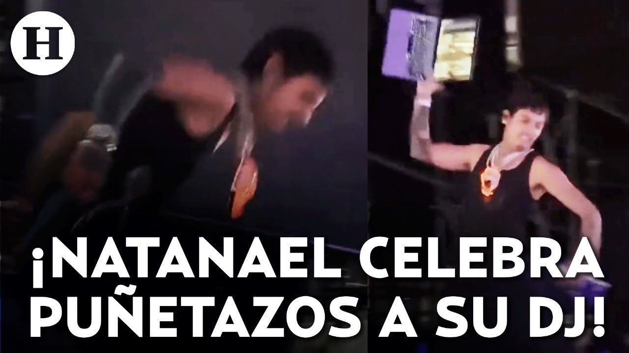 ¡Natanael Cano golpea a su DJ en vivo! Celebra agresión y destruye su equipo en pleno concierto