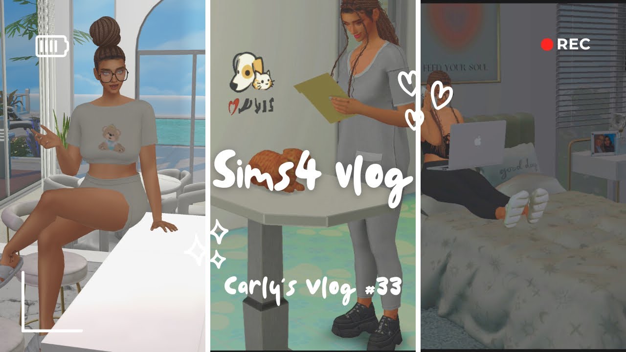 Sims 4 | A Day in the Life of a Simtuber and Veterinarian❤️😉