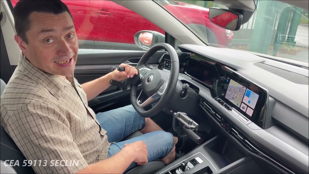 Acc&eacute;l&eacute;rateur et frein Combin&eacute; t&eacute;trapl&eacute;gique (tirer/pousser) sur une Volkswagen Golf 8
