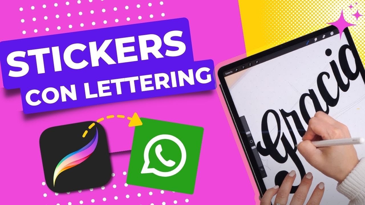 Crea STICKERS DIGITALES en PROCREATE para WHATSAPP