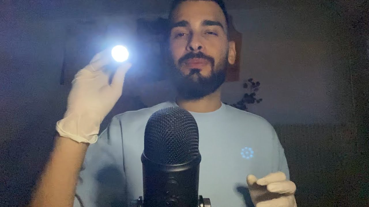 ASMR | CRANIAL NERVE EXAM 🧠