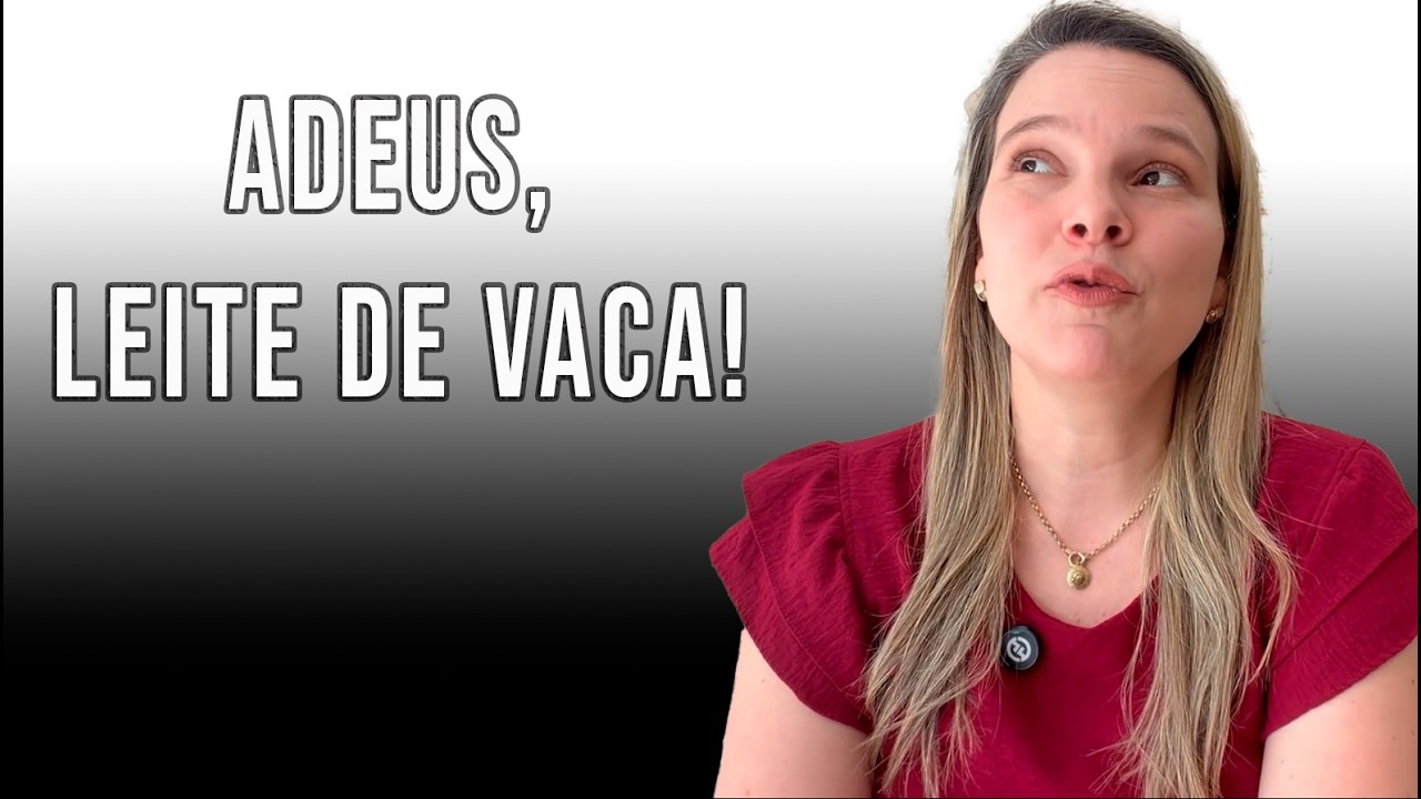 Trocando leite vaca por leite vegetal.