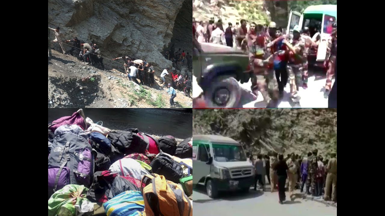 16 Amarnath pilgrims killed as bus falls into gorge in J&K's Ramban district