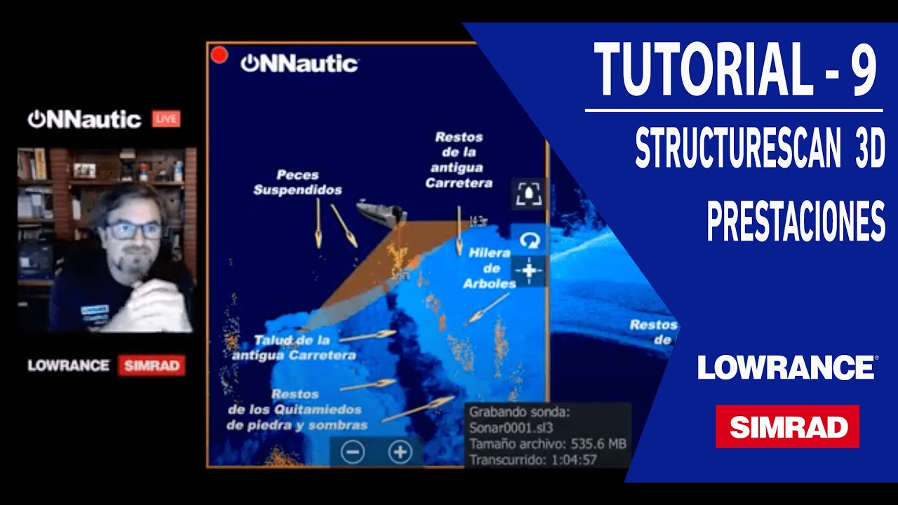 9º Tutorial ONNautic Live: Prestaciones StructureScan 3D. Angulo de frecuencia.