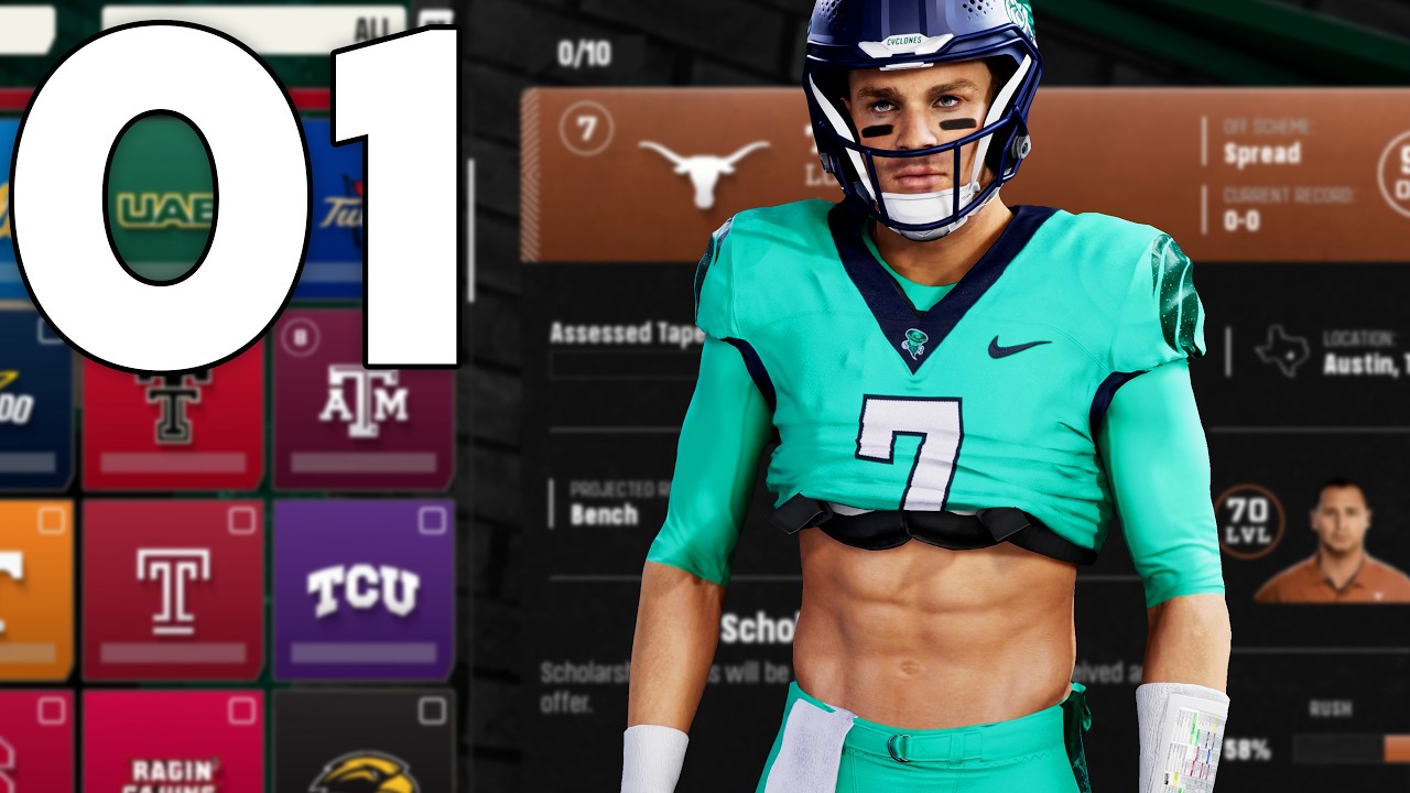 College Football 27: Путь к славе &mdash; Часть 1 &mdash; Начало