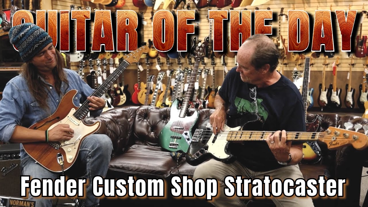 Fender Custom Shop Stratocaster с F-образными отверстиями | Гитара дня &mdash; Коди Райт и Джимми Эрл