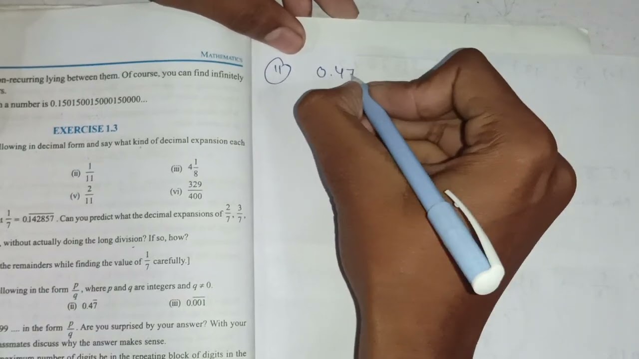Class 9. maths. chapter 1 .exercise 1.3