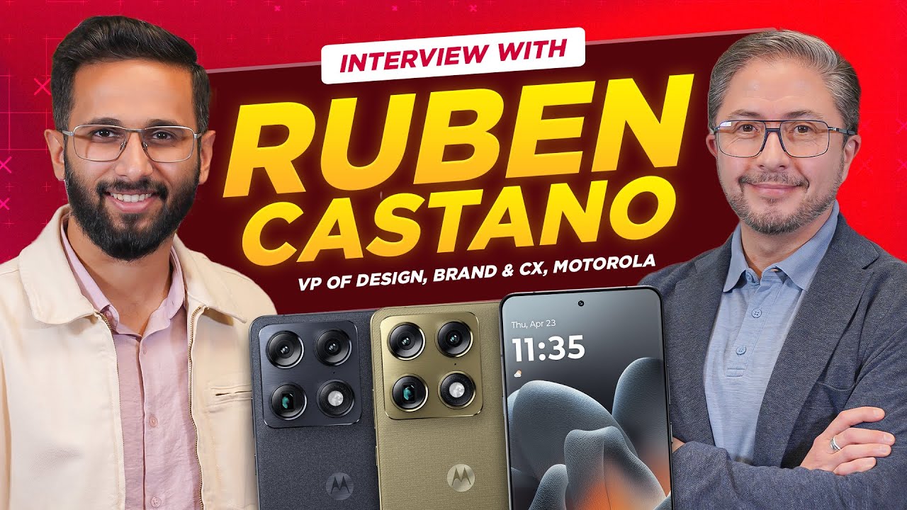 EXCLUSIVE | Motorola Signature, Premium Smartphone Comeback & AI Vision in India - Ruben Castano 🚀