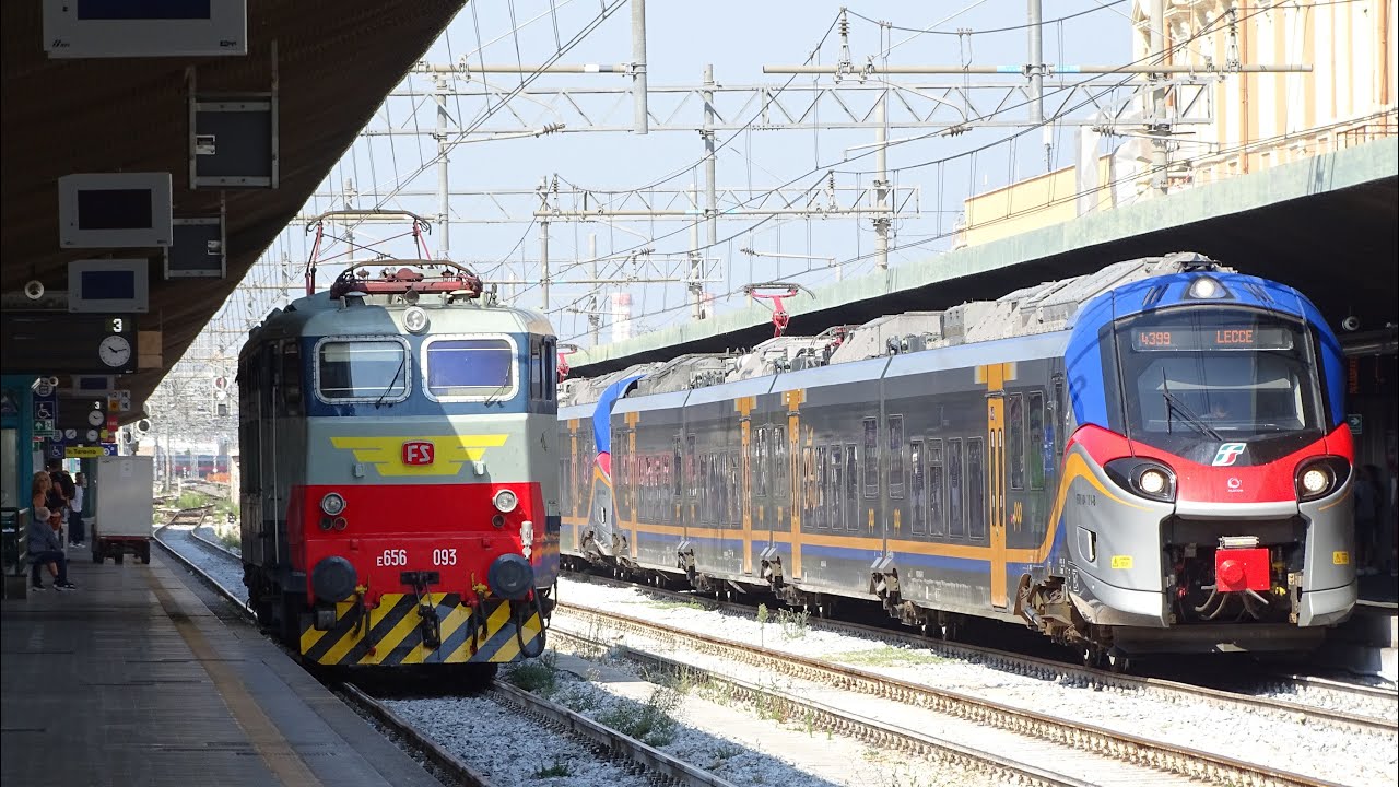 UNA MATTINA DI TRENI PARTICOLARI & STORICI ALLA STAZIONE DI BARI CENTRALE!