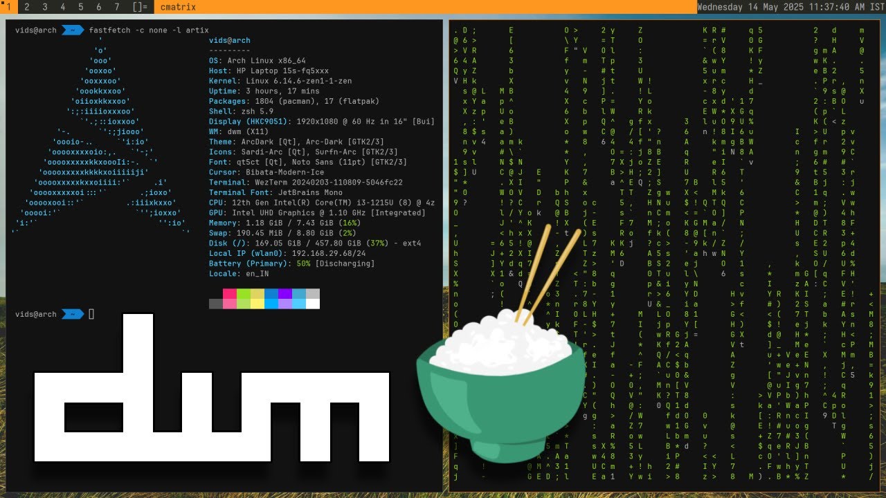 Начало работы с оконным менеджером DWM