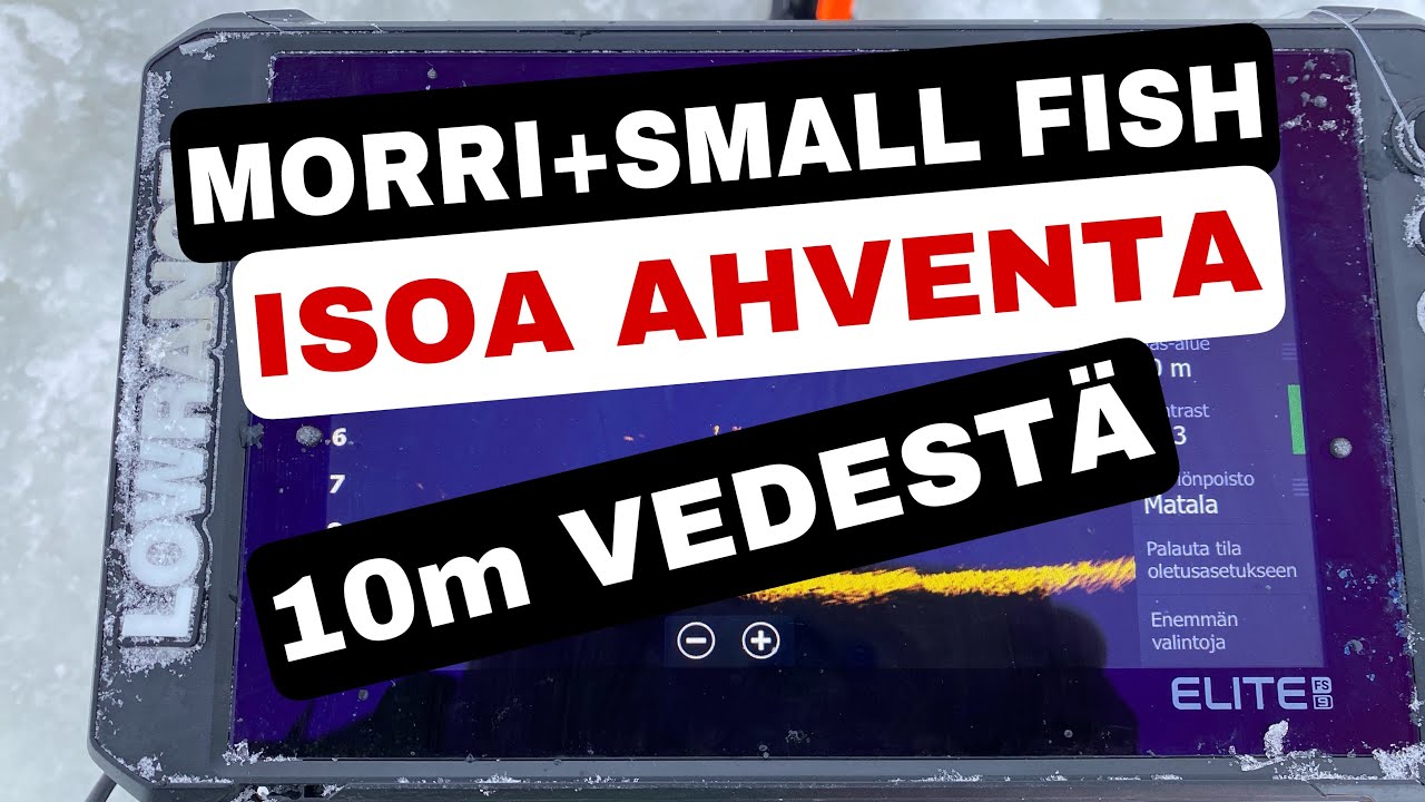 Pottu pilkkii 2022- JAKSO 7- MORRI+SMALL FISH- ISOA AHVENTA 10 METRISTÄ