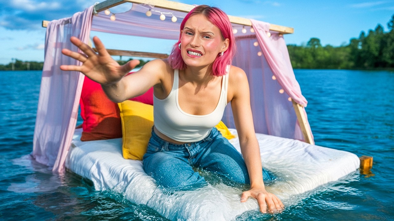 LEPSZE PŁYWAJĄCE ŁÓŻKO, WYGRYWA‼️🛏️🌊