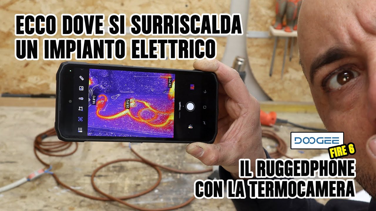 Perché l'impianto elettrico surriscalda? Vediamolo con la termocamera del Dooge Fire 6