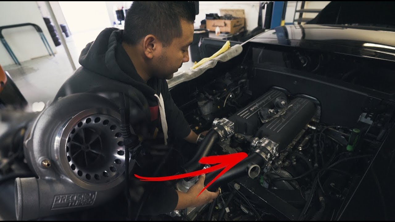 INSANE TWIN TURBO KIT INSTALLED ON GALLARDO *1500hp!*