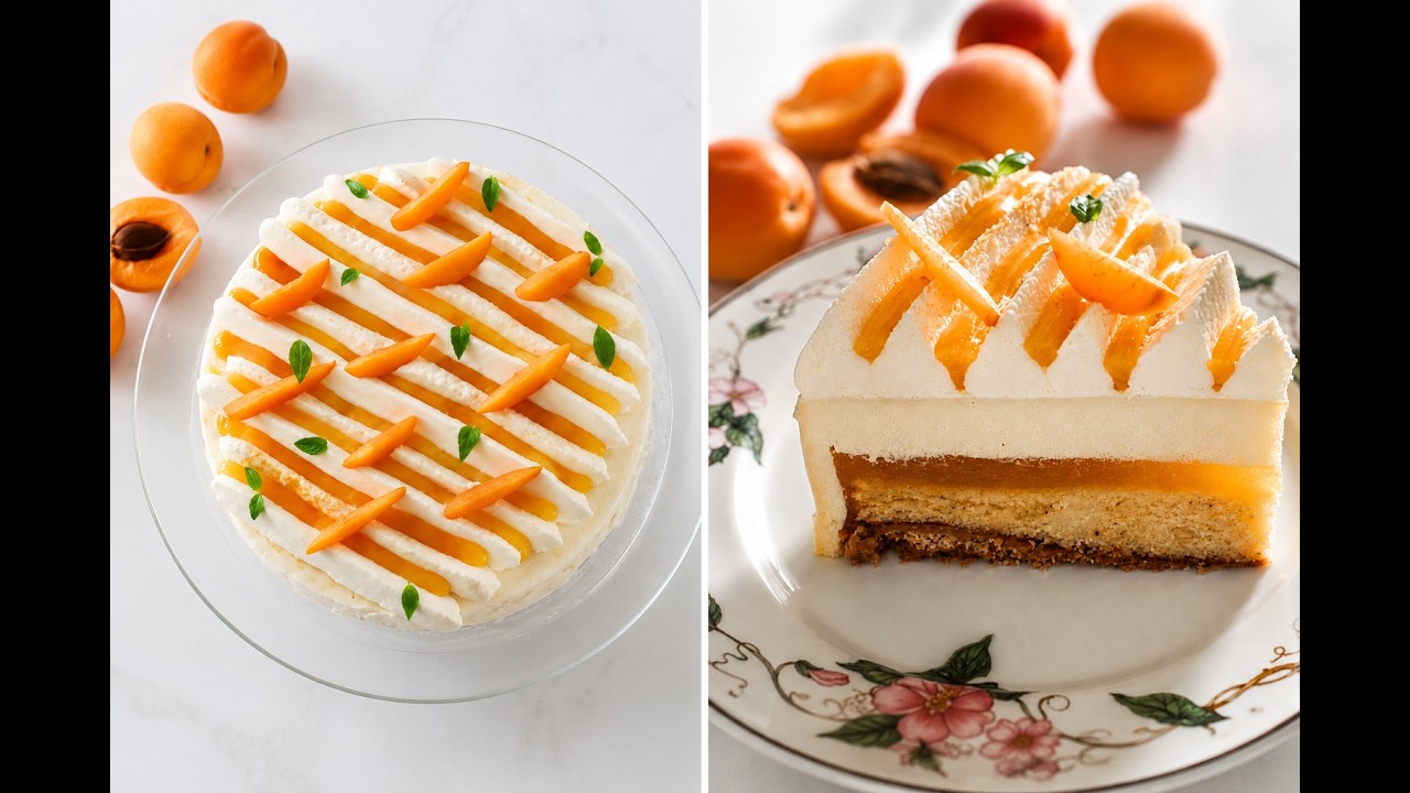 Entremets abricot, spéculoos praliné 🍑
