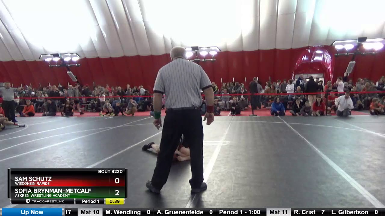 Schoolboy-girl 125 Sam Schutz Wisconsin Rapids Vs Sofia Brynman-Metcalf Askren Wrestling Academy