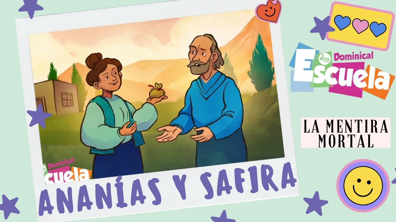 👫Ananías y Safira(La mentira mortal)- Video animado para niños
