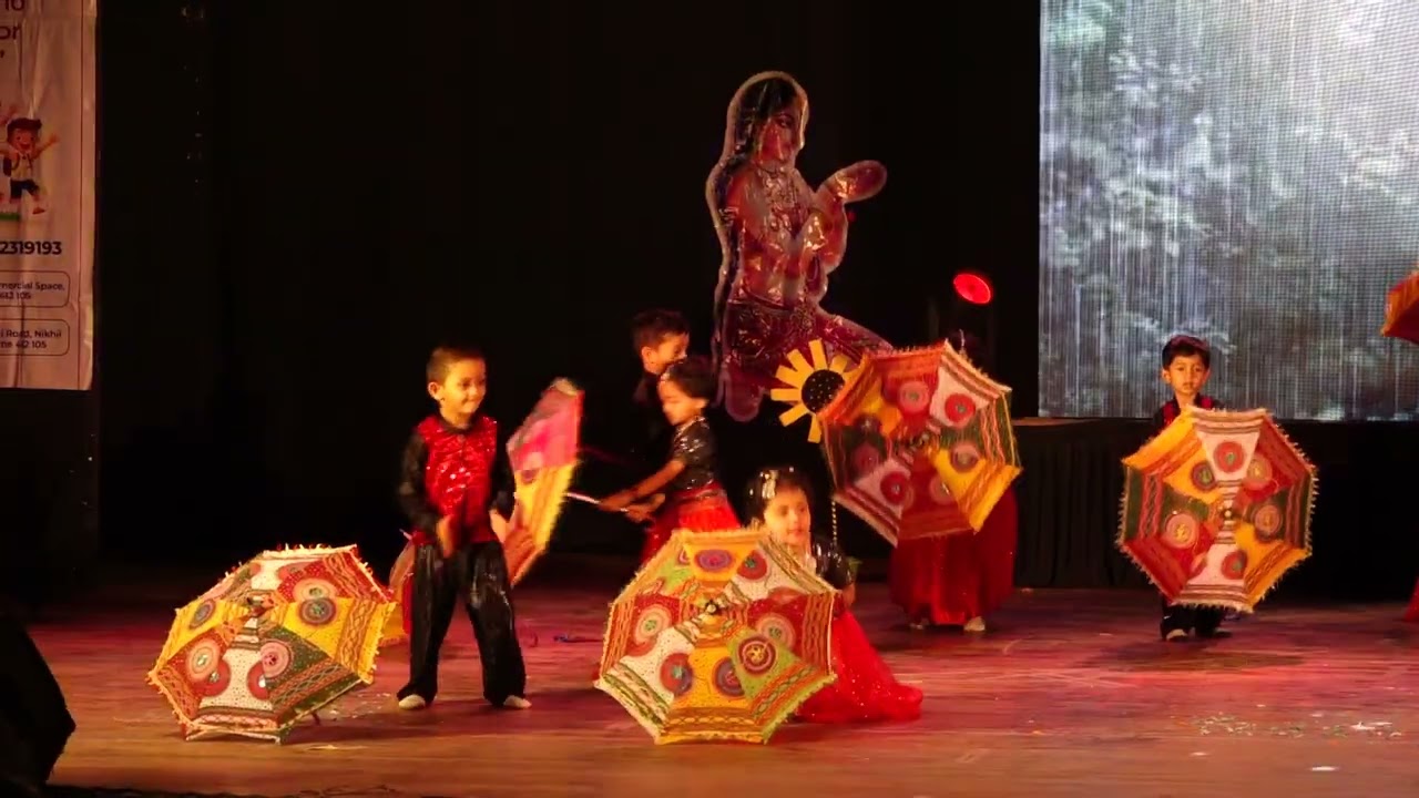 Annual Function 2025-26#LKG#Tribute Madhuri Dikshit#Sanskruti Vidyalay #Moshi