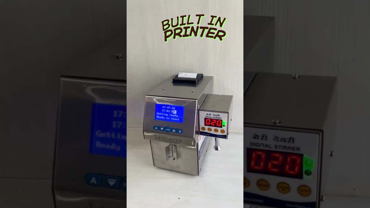 Lactoscan Milk Analyzer | Built-in Vibrator, Printer & Lithium Battery | Original Bulgaria Imported