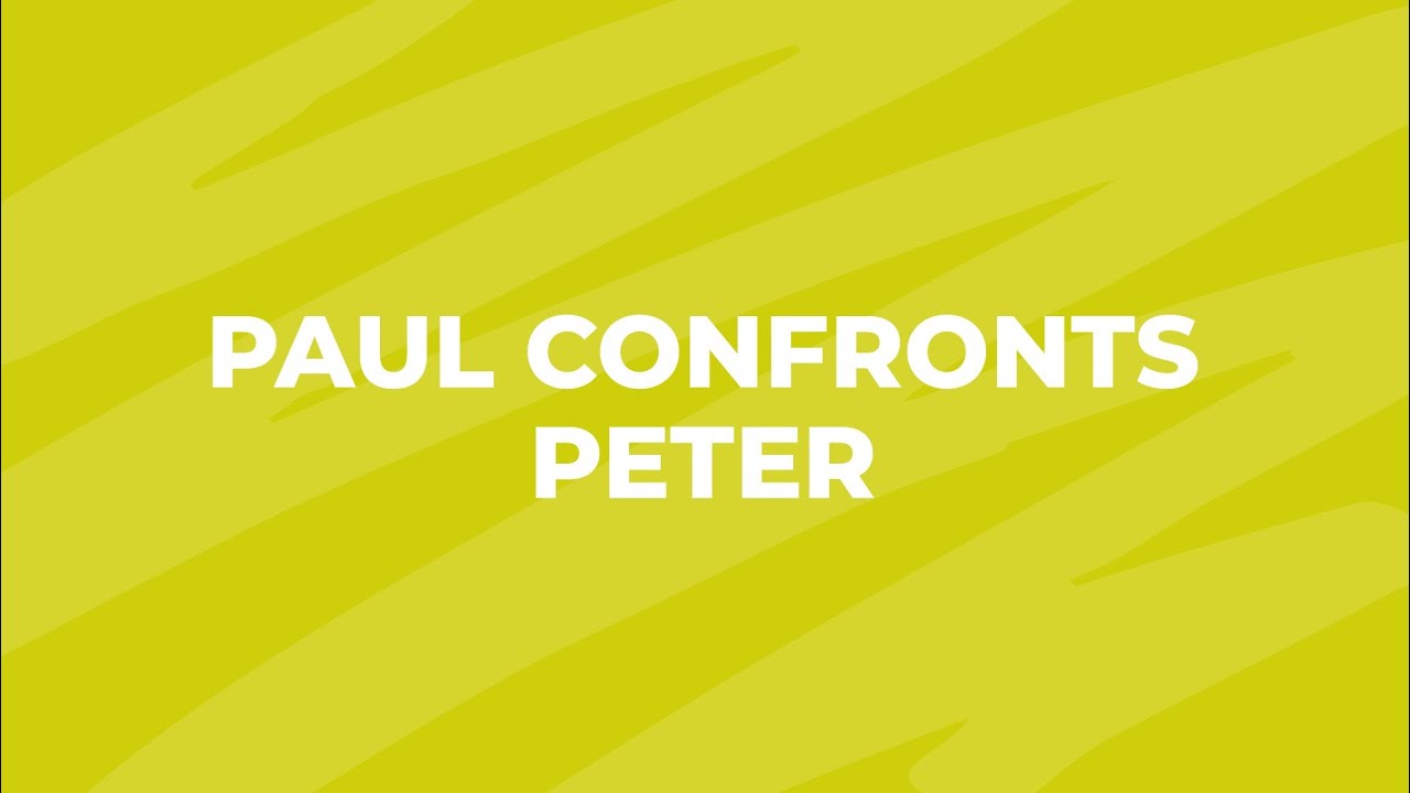 SOUL KIDS JR // Paul Confronts Peter