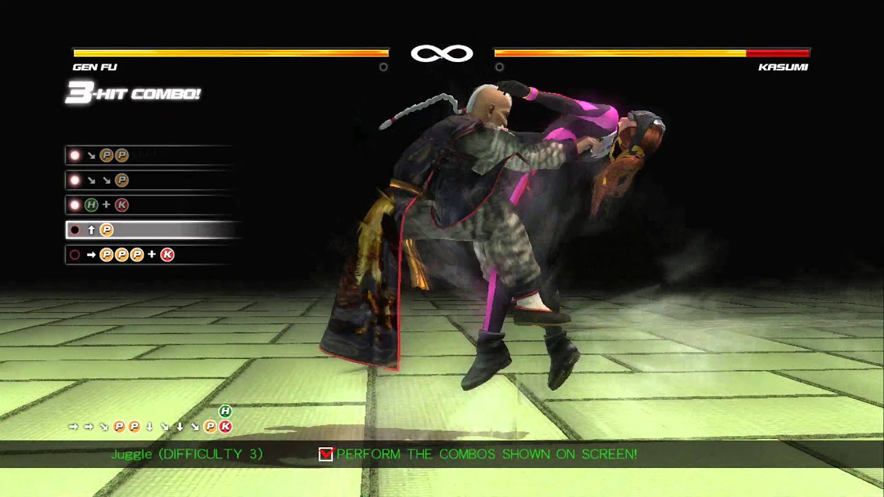 DOA5U - Gen Fu Combo Challenge