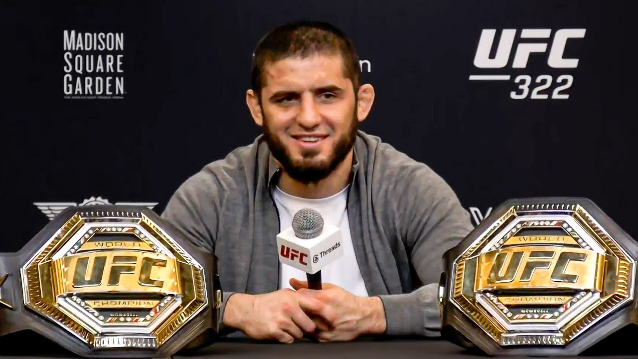 Пресс-конференция Ислама Махачева после боя | UFC 322