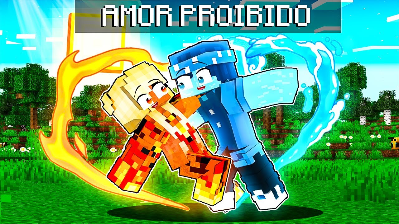 O AMOR PROIBIDO dos ELEMENTAIS no MINECRAFT! ‹ Alex ›