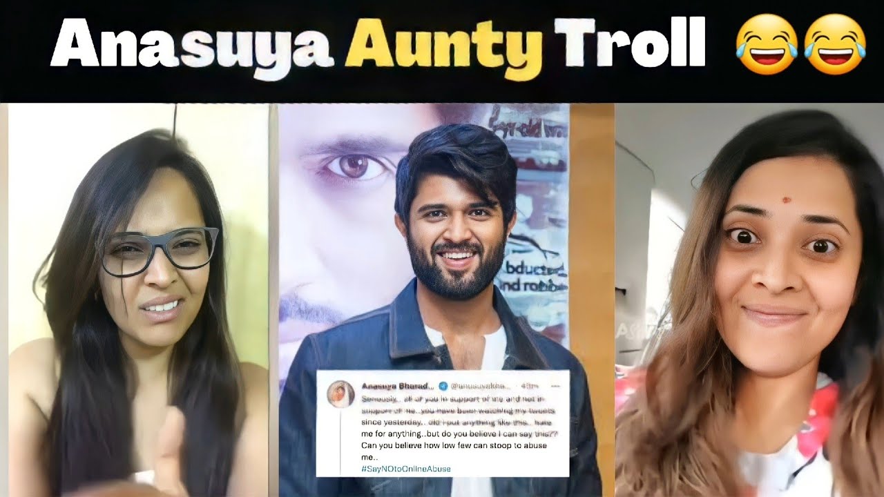 anasuya bharadwaj | Aunty Troll | Aunty