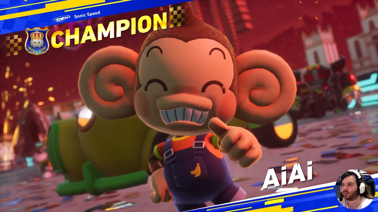 [VOD] Playing Sonic Racing CrossWorlds because AiAi the ball MONKE has arrived (2/14/26)