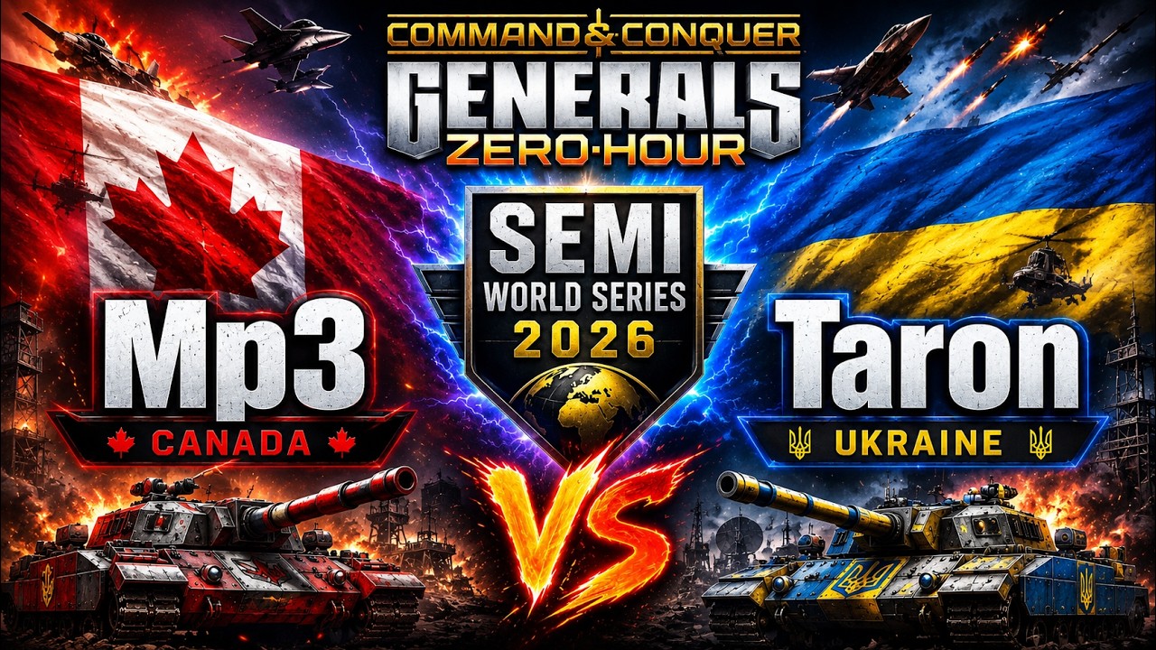 🏆 Semi World Series 2026: Taron vs Mp3 | Round 3 | BO 9 | C&C Generals Online