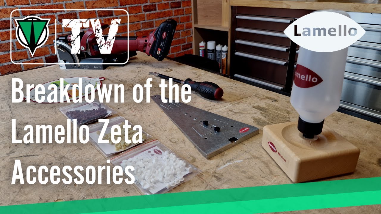 Breakdown of Accessories for the Lamello Zeta