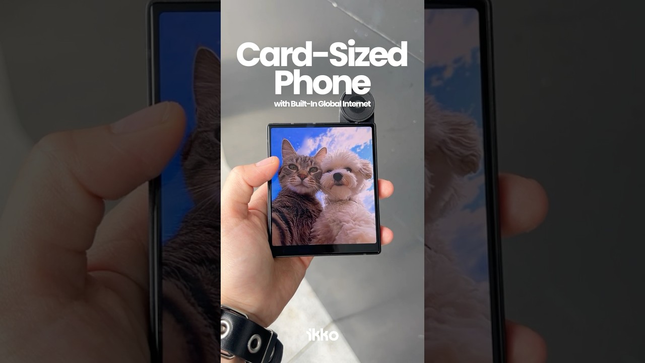 Card-Sized Phone?🤔 Curious how tiny it is? 🤩#ikko #smartphone #mindone #ikkophone