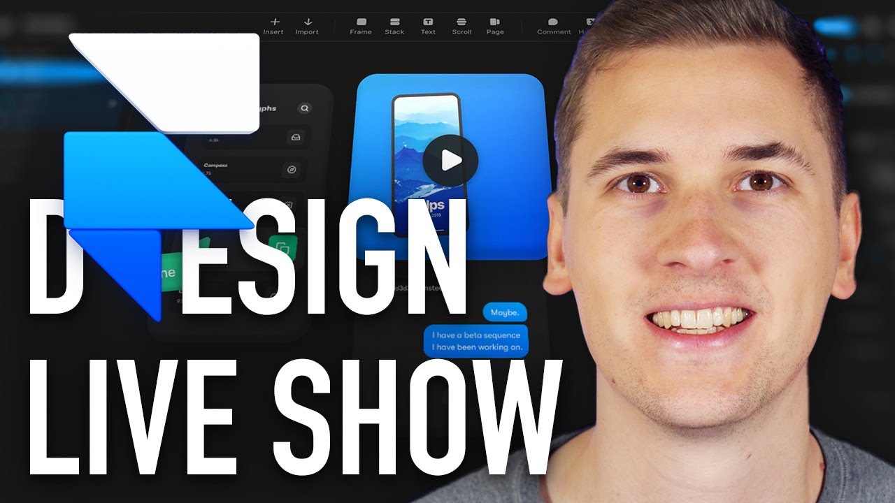 Learning Framer! Prototyping Design Tool — UI/UX Live Stream